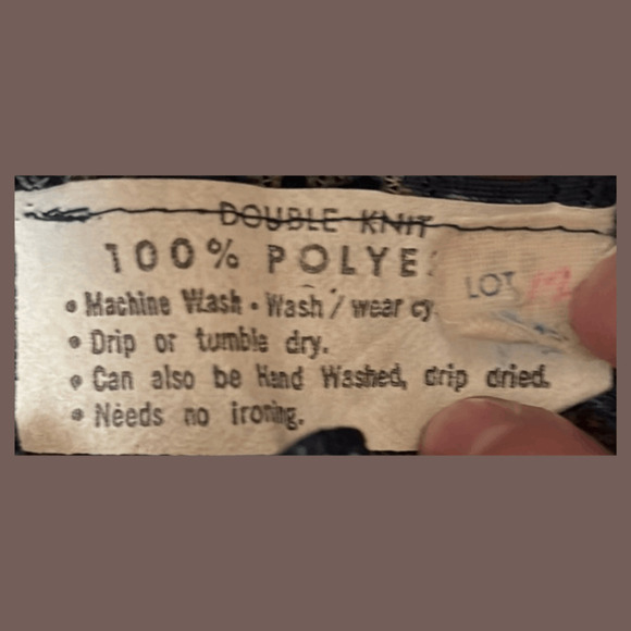 Vintage Knit Cover-Up | Floral Pleated | Size L/XL | 1950s - Picture 5 of 5